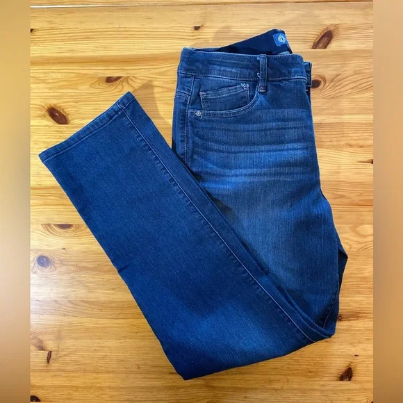 NWT Democracy "Ab"solution Indigo High Rise Straight Leg Jeans Size 14 - Picture 10 of 10